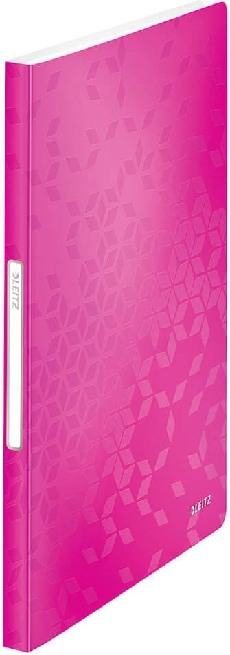 Sichtbuch Leitz WOW 4632, A4, mit 40 Hüllen, WOW-Farben, Pack 10 Stück, pink