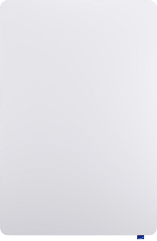 Whiteboard Legamaster ESSENCE 7-107083, 150x100cm, emailliert, trocken abwischbar, rahmenlos, abgerundete Ecken, Wandaufhängung, inkl. Zubehör, FSC, EU Ecolabel