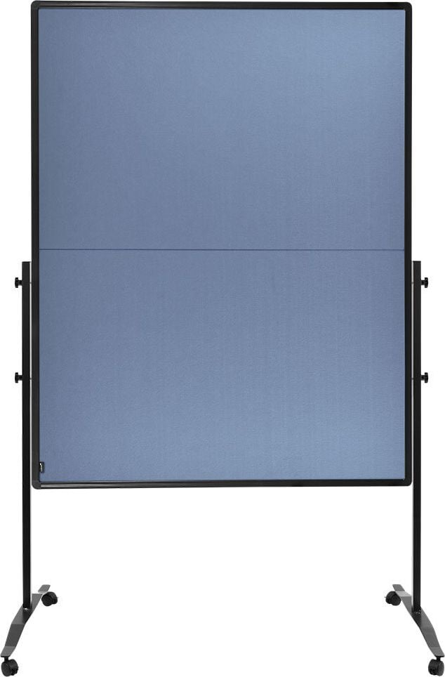 Moderationstafeln Legamaster Premium Plus mobil klappbar, Tafel: 150x120cm (HxB), klappbar, pinnbarer
Filz farbig, höhenverstellbar, Standfuß mit
Rollen, Flipchart-Haken, hellblau