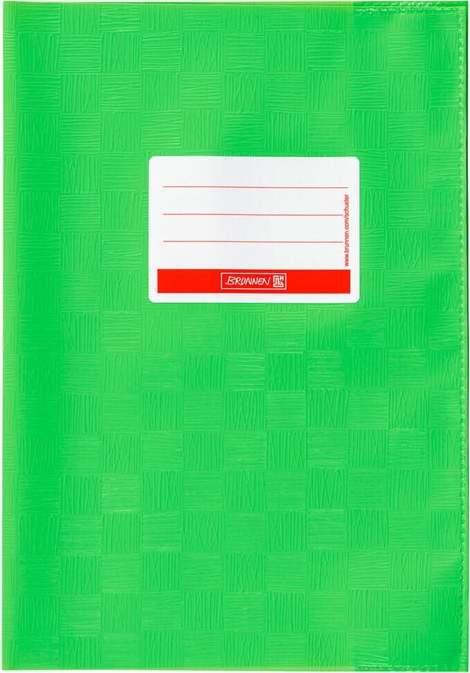 Heftschoner Brunnen 10-40524, für A4 hoch, farbig, Beschriftungsschild, grün