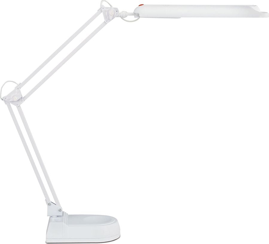 LED-Schreibtischleuchte MAULatlantic 82036, 9 W, 21 LED (tageslichtweiß), 860lm, Standfuß, weiß