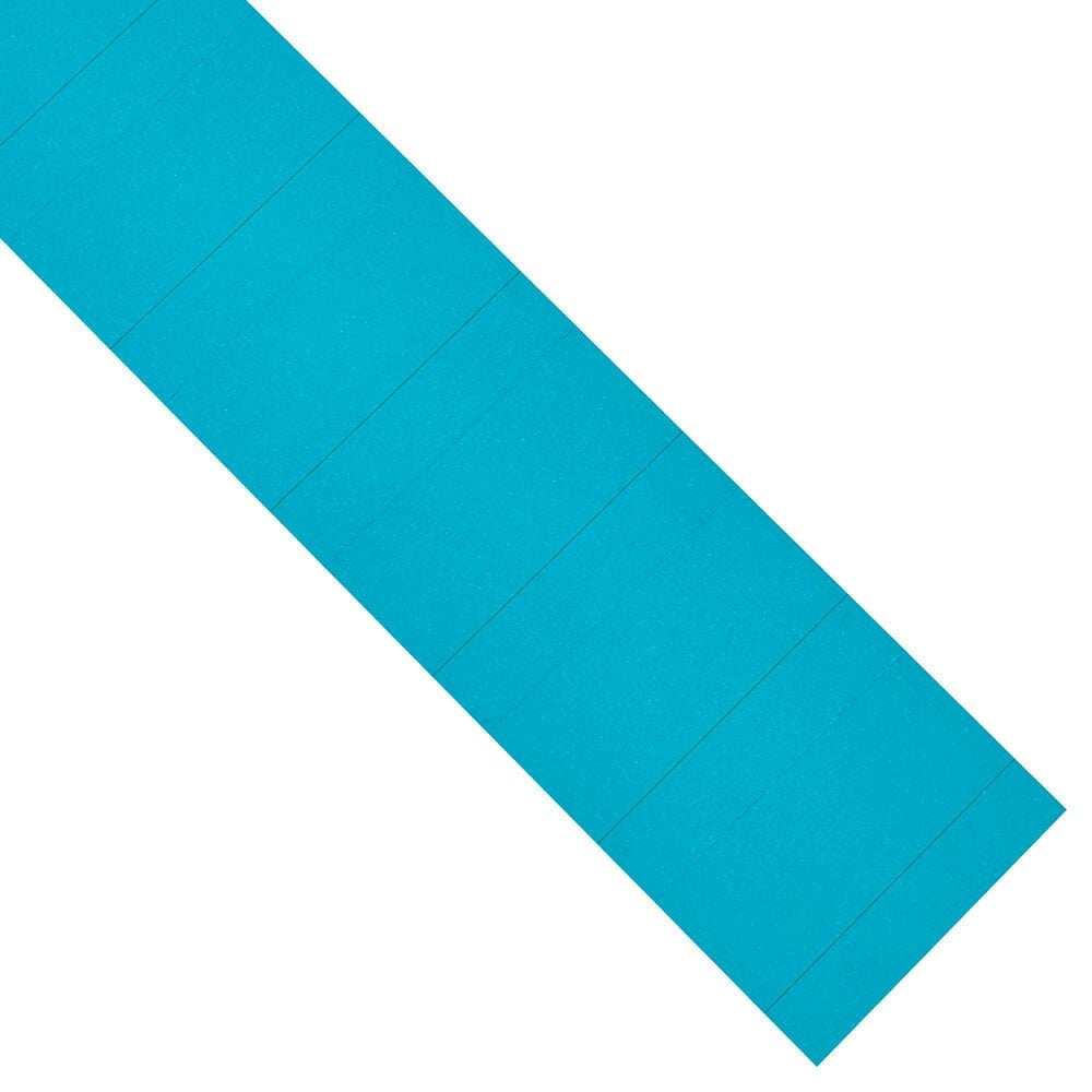 Einsteckkarten für Stecktafeln Magnetoplan 12914, 70x32mm, blanko, Pack 90 Stück, blau