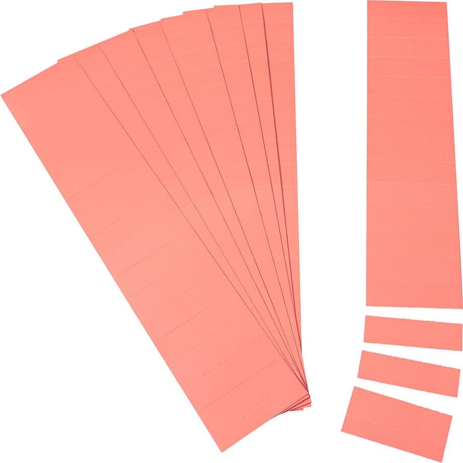 Einsteckkarten Ultradex 8474, 60x17mm, Pack 170 Stück, rot