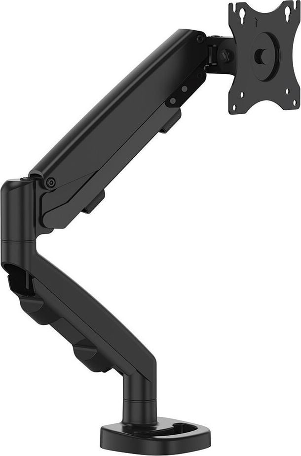 Monitorhalter Fellowes Eppa Einzel Monitorarm, 1 Arm, Tragfähigkeit bis zu 8kg, drehbar,
schwenkbar, neigbar, höhenverstellbar,
Tisch-Klemmhalterung, schwarz