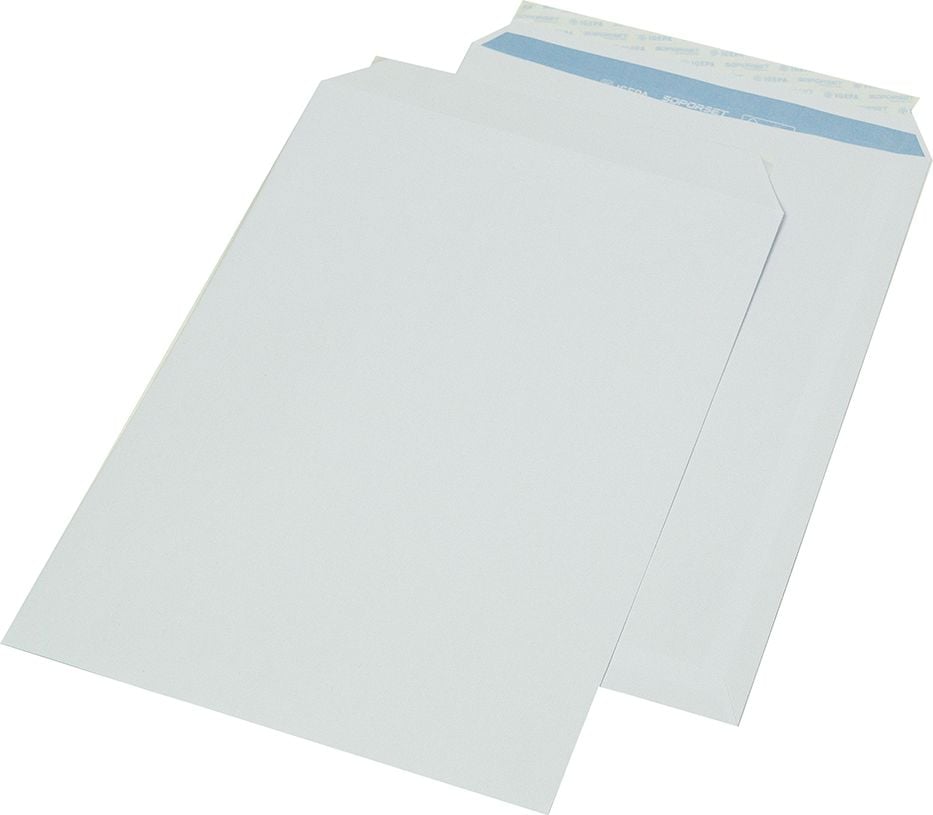 Versandtaschen Soporset Premium Preprint C4, 229x324mm, weiß 120 g/m², Haftklebung, Pack
250 Stück