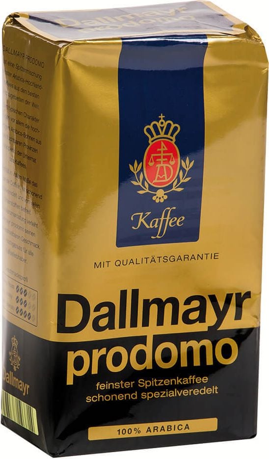 Kaffee Dallmayr prodomo, gemahlen, Pack 500g, Intensität 4/5