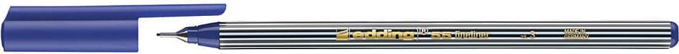 Fineliner Edding 88 office fineliner F, ca. 0,6mm, Kunststoffspitze, blau