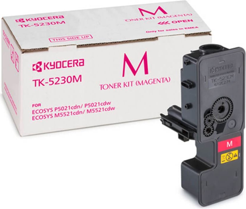 Kyocera Lasertoner TK-5230M, magenta, 2.200 Seiten