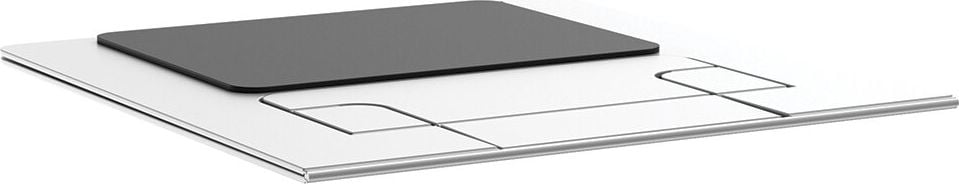 Notebookständer Fellowes Hylyft 5010501, bis 18 Zoll Notebooks, Tragfähigkeit: bis 4kg, 6-fach höhen-/winkelverstellbar, Aluminium/Kunststoff, silber/schwarz