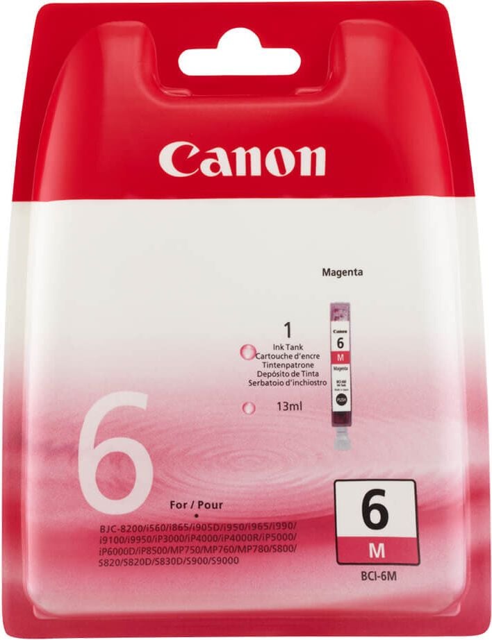 Canon Tintenpatrone BCI-6M, magenta, (4707A002)