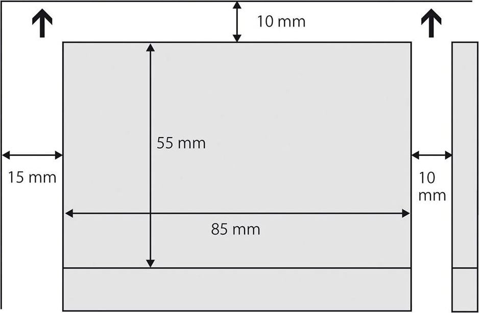 Visitenkarten Sigel DP830, 85x55mm, hochweiß 185 g/m²,
Pack 15 Bl/150 St.