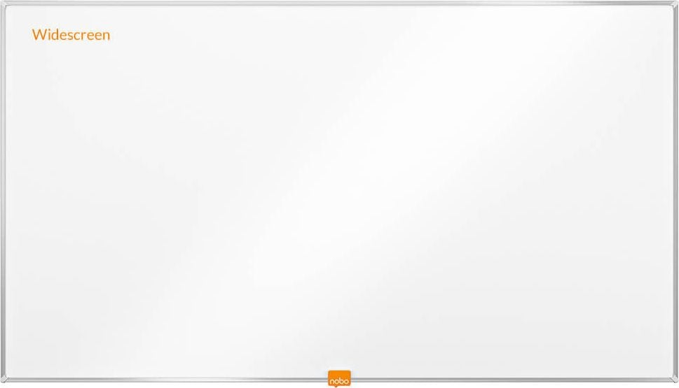 Whiteboard Nobo Impression Pro Widescreen 55 Zoll 1915255, 69x122cm, lackiert, trocken abwischbar,
Ablageschale, Wandaufhängung