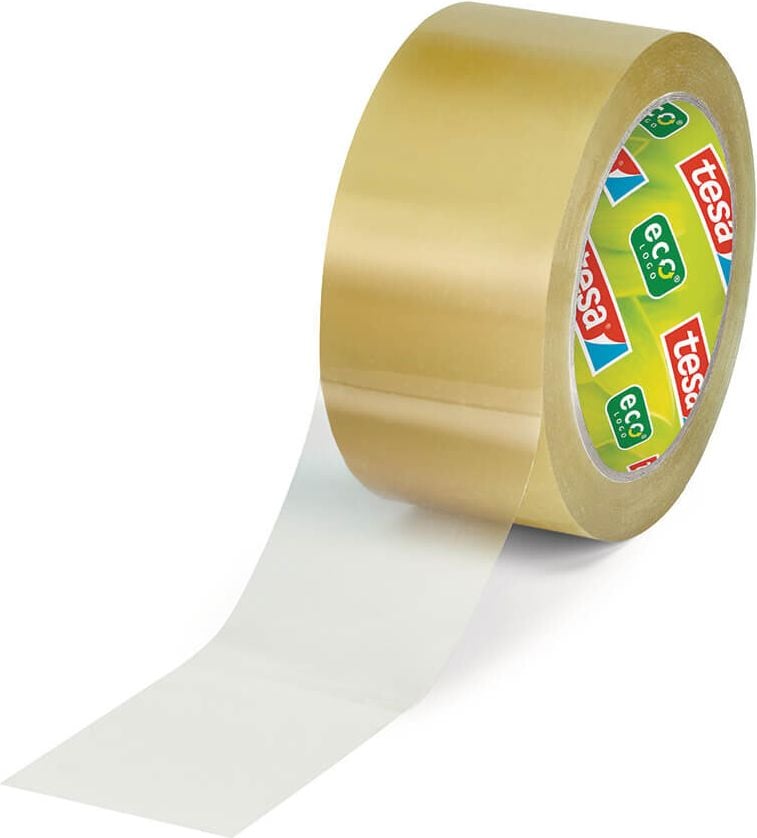 Packband Tesa Bio & Strong ecoLogo 58296-00000-00, 50mm x 66m, transparent, unbedruckt