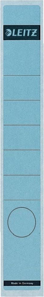 Rückenschilder Leitz 1648, schmal/lang, 285x39mm, selbstklebend, Pack 10
Stück, blau