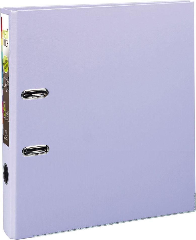 Ordner A4 Exacompta Prem Touch 531E, 50mm, PP, A4 Überbreite, 5cm Rücken, PP-Folie, rosa