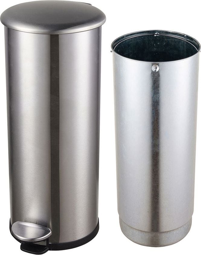 Tret-Abfallsammler Helit the zinc H2406600, 20 Liter, Edelstahl