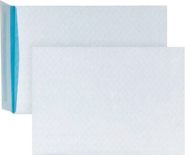 Versandtaschen Ormypack B4, 250x353mm, weiß/blau, Haftklebung, Pack 100
Stück