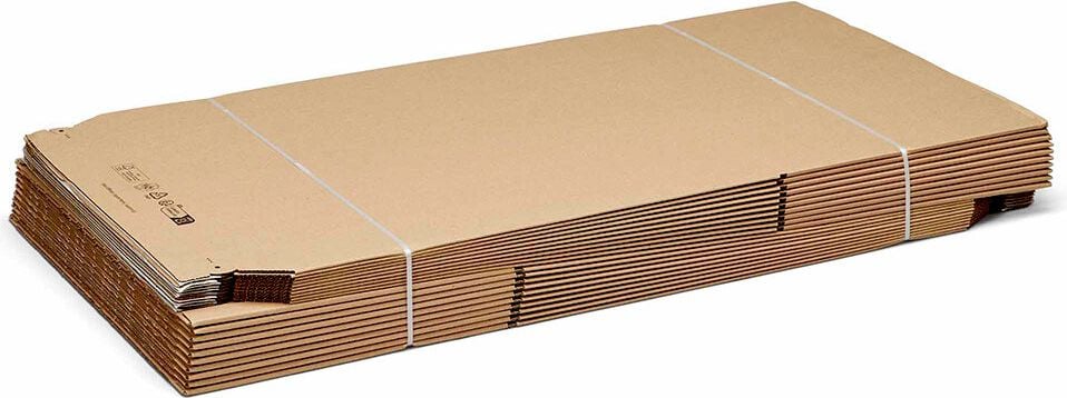 Universalverpackungen KBV-378, B4, Innenmaß: 378x295x80mm (LxBxH), variable
Höhe, B-Welle, braun, Pack 20 Stück