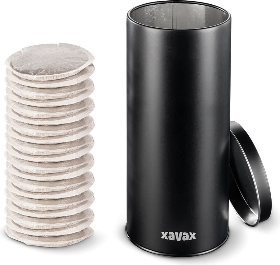 Kaffeepaddose Xavax 00111272, Metalldose, 1 Liter, aromaschonend, schwarz, schwarz