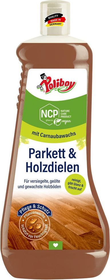 Bodenreiniger Poliboy Parkett & Holzdielen 04 L01 01, Flasche, 1 Liter