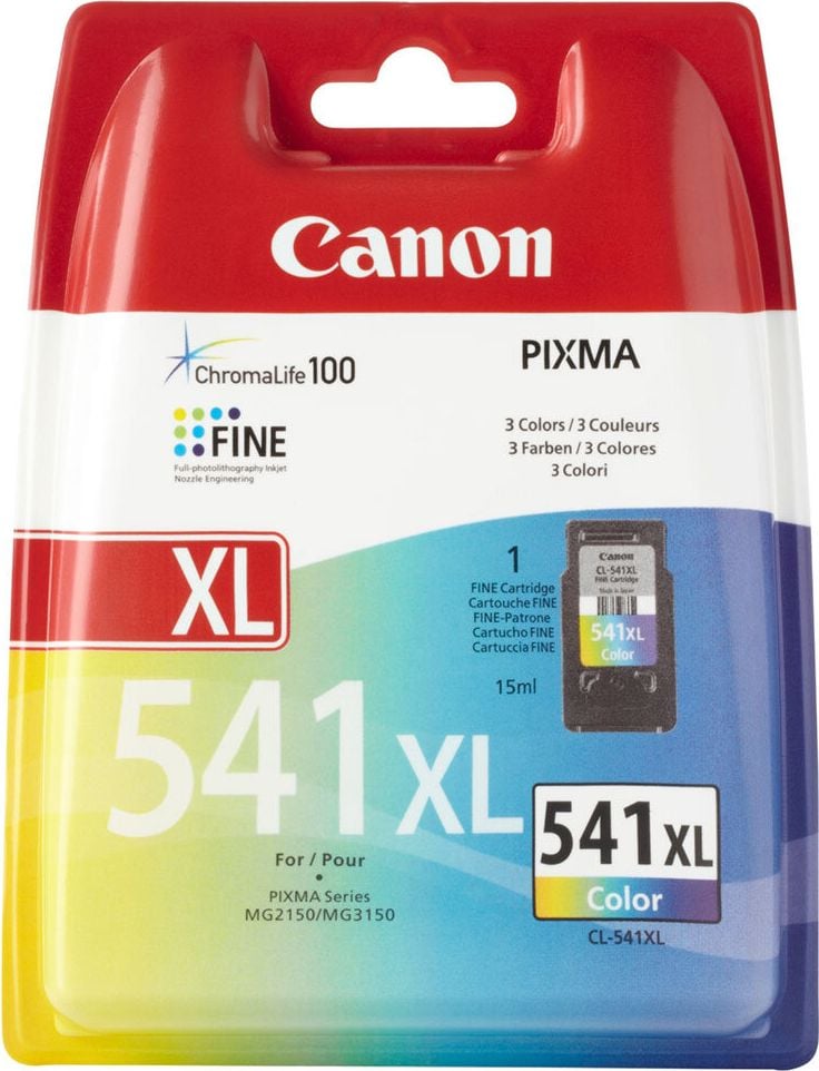 Canon Tintenpatrone CL-541XL, 3-farbig, (5226B005), 15ml,
400 Seiten