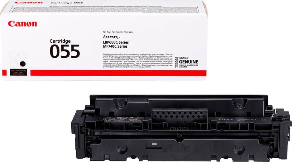 Canon Lasertoner 055BK, schwarz, (3016C002), 2.300 Seiten
