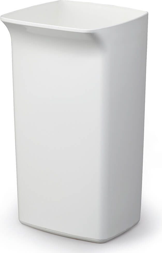 Abfallsammler Durable Set Durabin Flip 40 VEH20130, 40 Liter, Polyethylen, rechteckig, Behälter
weiß, Deckelklappe farbig, gelb