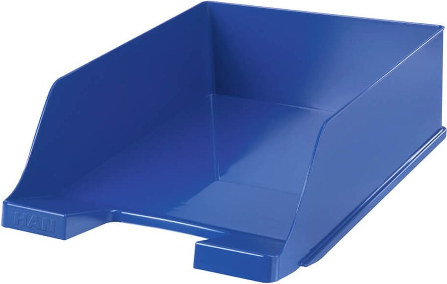 Ablagekorb HAN KLASSIK XXL 1047, A4, 10,5cm hoch, Polystyrol (PS), farbig, schwarz