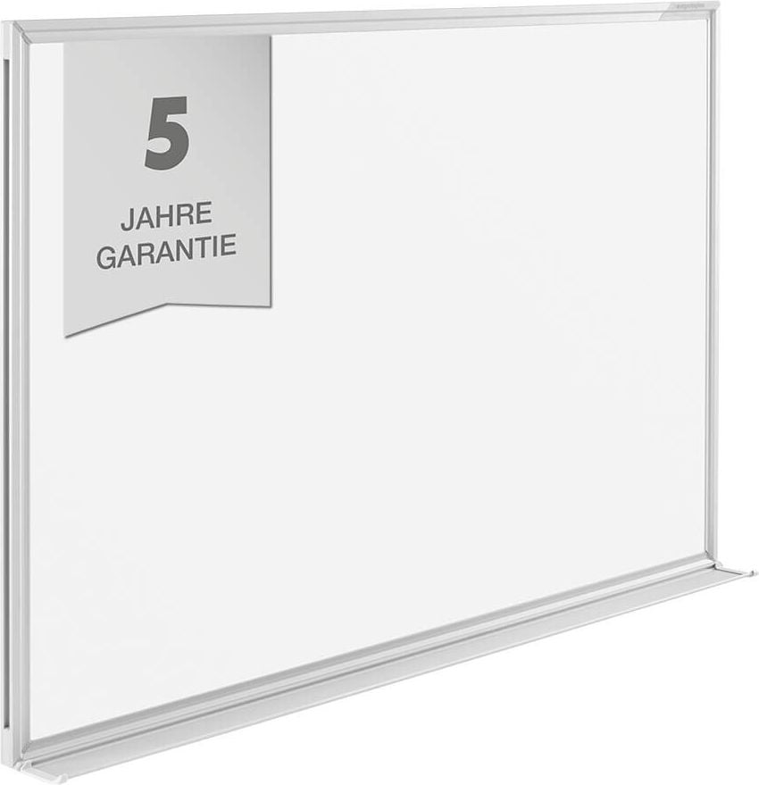 Whiteboard Magnetoplan SP 1240788, 120x220cm, lackiert, trocken abwischbar,
Ablageschale, Wandaufhängung