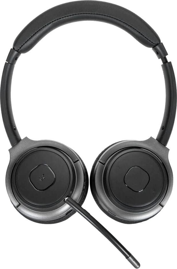 Headset Targus Wireless AEH104GL, Stereo, Bluetooth, verstellbarer Kopfbügel,
drehbares Bügelmikrofon, schwarz