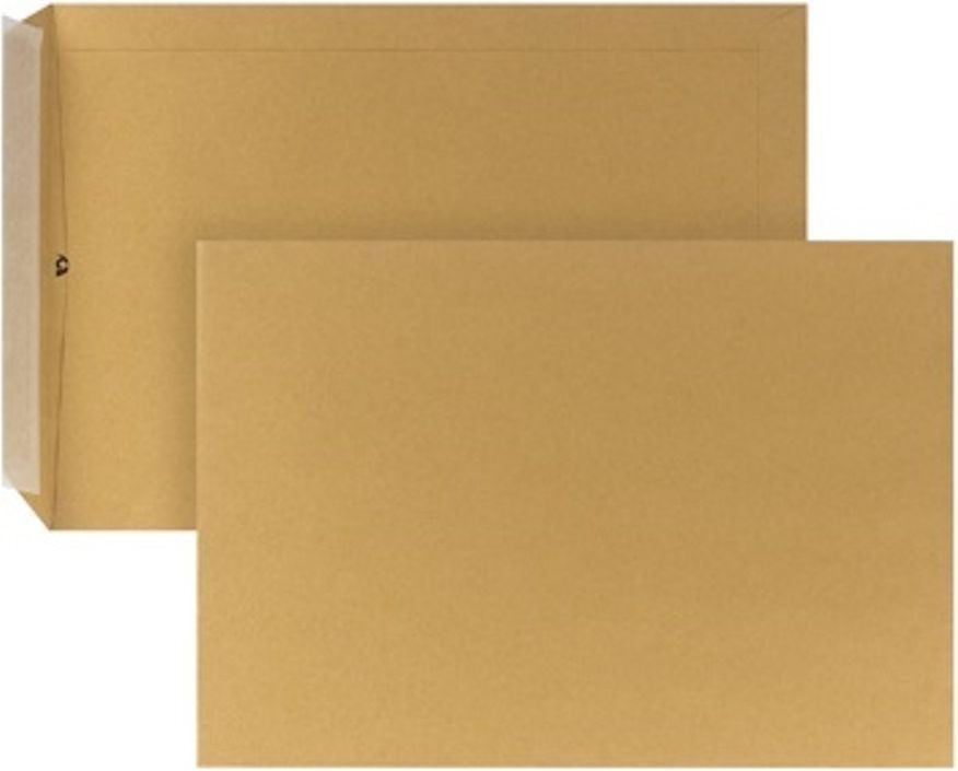 Versandtaschen C4, 229x324mm, braun 110 g/m², Haftklebung, Pack
250 Stück