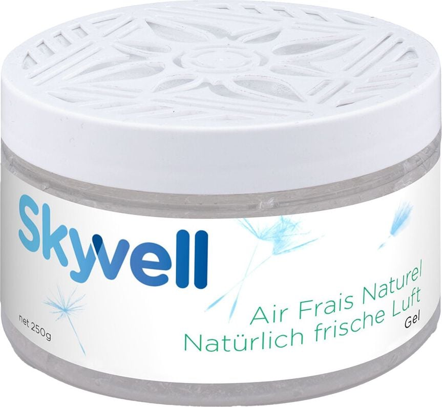 Geruchsneutralisator Skyvell, Gel, Dose 250g, bis zu 30 Tage verwendbar