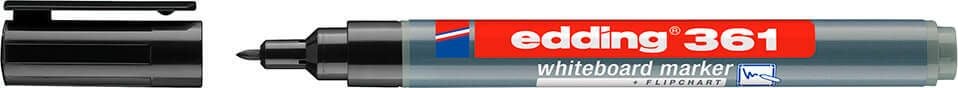Boardmarker Edding 361 Whiteboardmarker, ca. 1mm, Rundspitze, rot