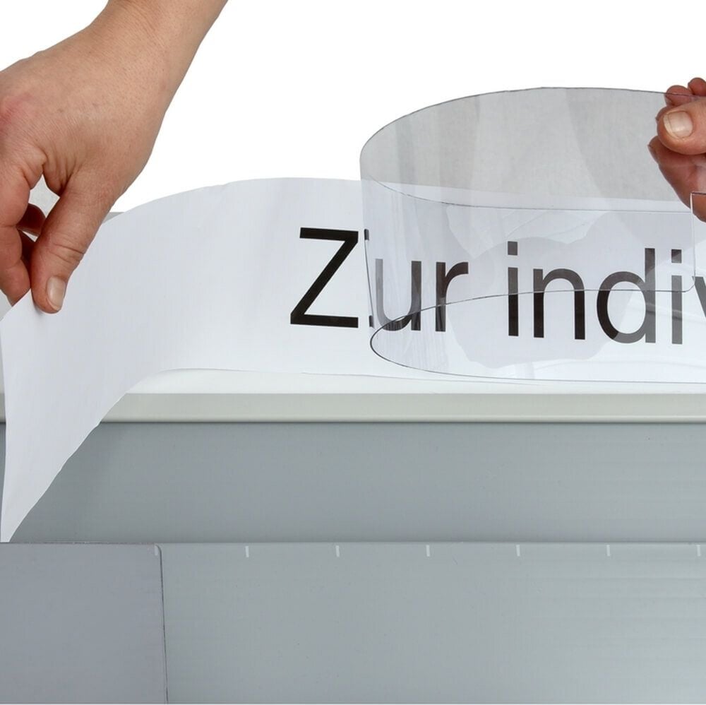 Indexstreifen für Werkstattplaner Eichner 9035-00194, 80x10cm, blanko/unbeschriftet, weiß, Pack 2
Stück