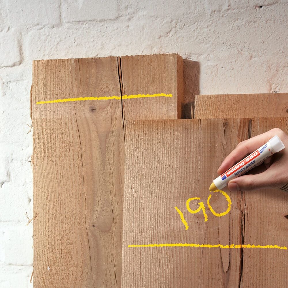 Pastenmarker Edding 950 Industrie Pastenmarker, ca. 10mm, Rundspitze, für besonders schwierige Oberflächen, blau