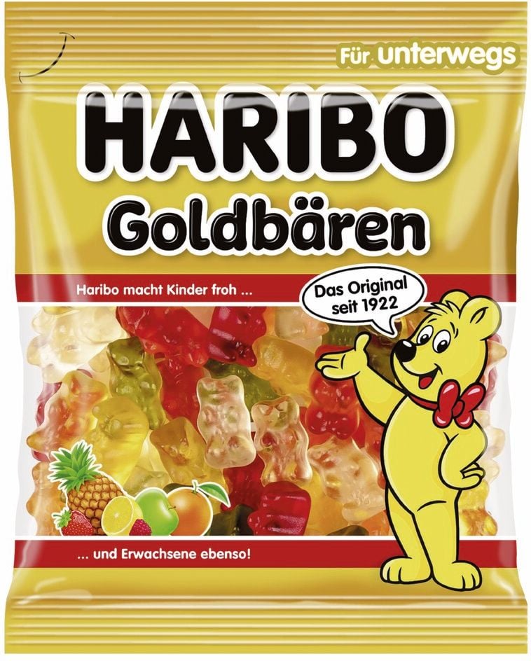 Fruchtgummi Haribo Goldbären, Beutel 100g
