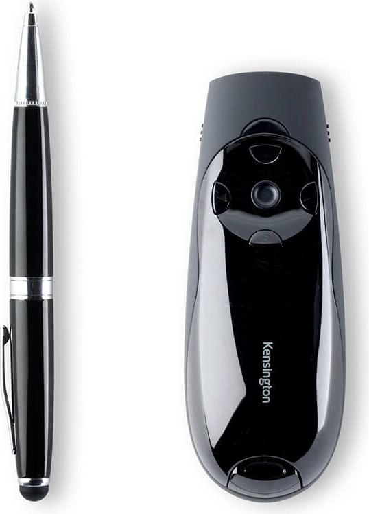 Presenter Kensington Expert K72426EU, Fernbedienung mit grünem Laserpointer,
45m Reichweite, schwarz