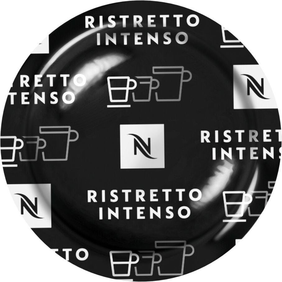 Kaffeekapseln Nespresso Ristretto Intenso, 50 Kapseln à 6g, für Nespresso
Kaffeemaschinen, kostenlose Rücksendung der verwendeten Kapseln an Nespresso