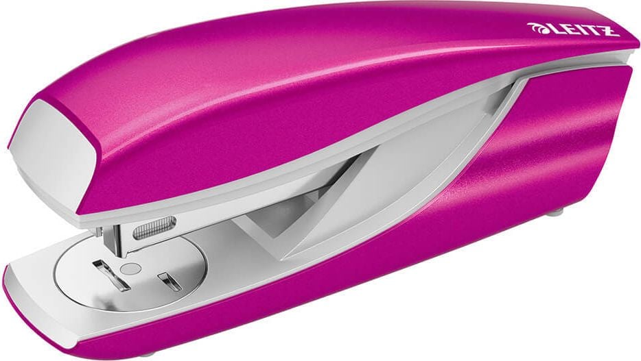 Heftgerät Leitz New NeXXt WOW 5502/OL3, bis 30 Blatt, Einlegetiefe: 65mm, WOW-Farben, pink