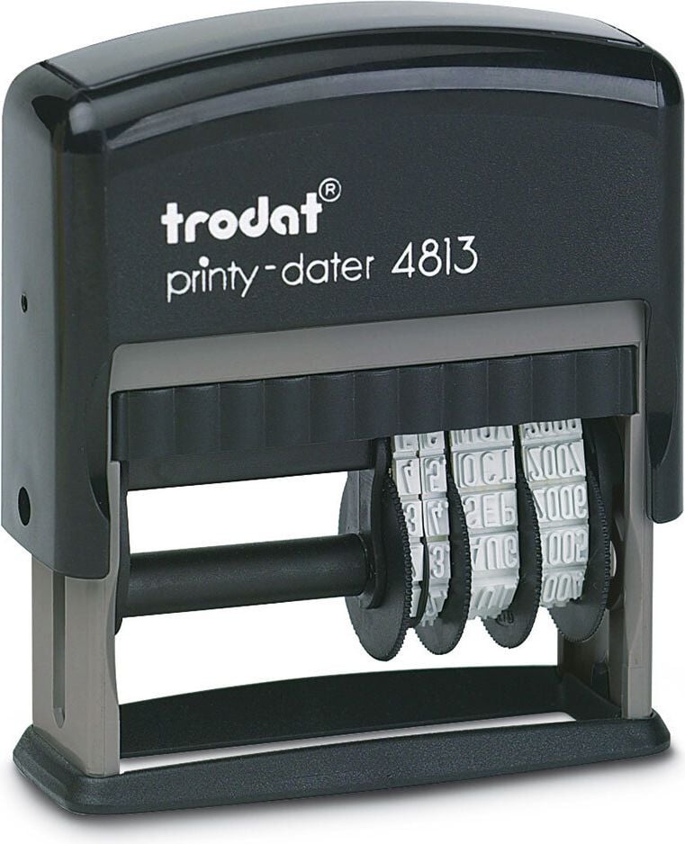Stempel Trodat Printy 4813 - 26x9mm, individuell, Datumstempel