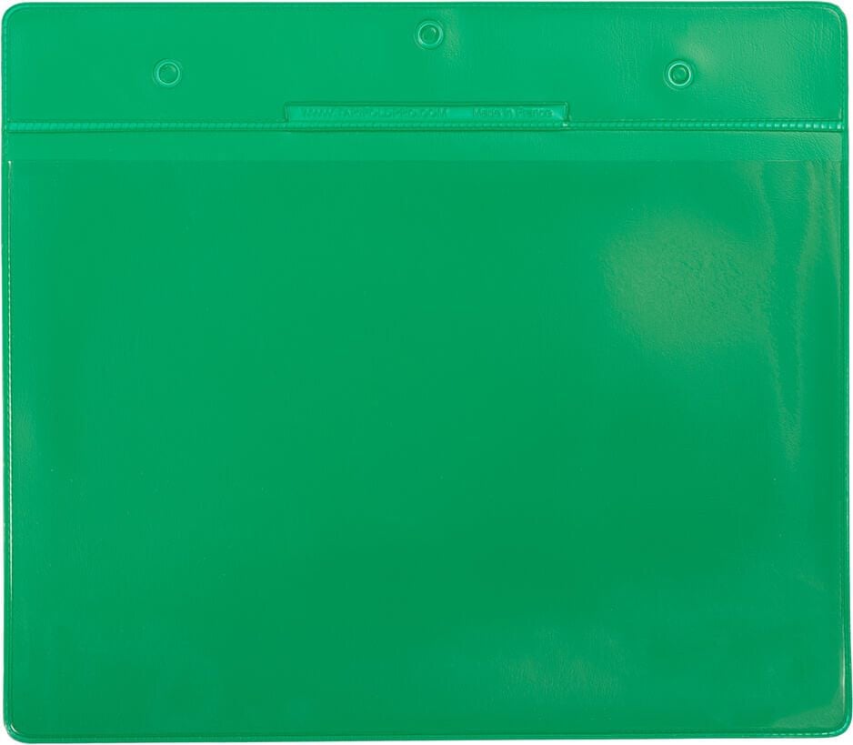 Gitterboxtaschen tarifold Kennzeichnungshülle 16224, A5 quer, magnetisch, ohne Lasche, PVC,
Pack 10 Stück, rot