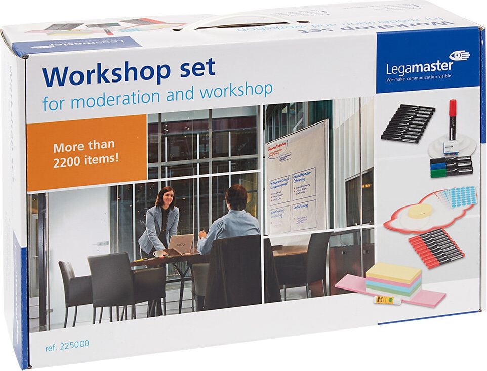 Moderationsset Legamaster 7-225000, Kit mit 2200 Teilen
