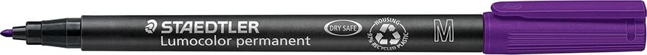 Folienschreiber Staedtler Lumocolor permanent pen 317M, ca. 1mm, wasserfest, violett