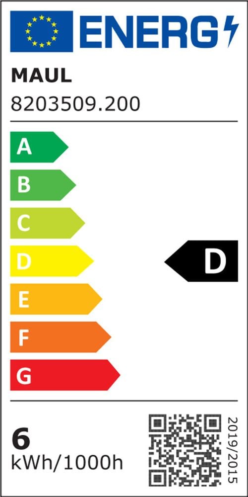 LED-Schreibtischleuchte MAULatlantic 8203595, 9W, 21 LED (tageslichtweiß), Klemmfuß, silber