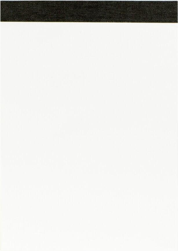 Notizblock Herlitz A6 100050639, blanko, Recyclingpapier 60 g/m², ohne
Deckblatt, Block 50 Blatt