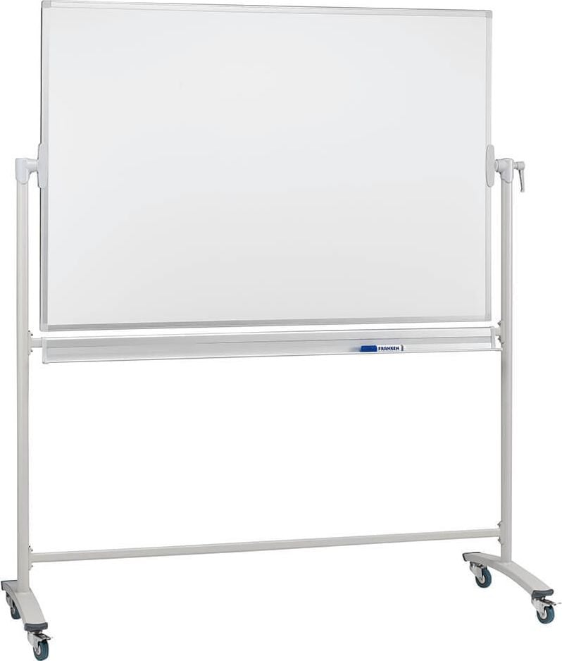 Whiteboard Franken ST202, 100x150cm, emailliert, trocken abwischbar,
Stativ-Drehtafel