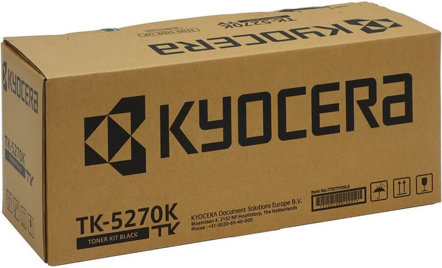 Kyocera Lasertoner TK-5270K, schwarz, 8.000 Seiten