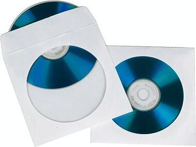 CD-Papierhüllen, 125x125mm, Pack 2500 Stück