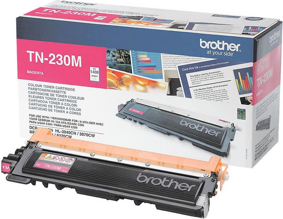 Brother Lasertoner TN-230M, magenta, 1.400 Seiten