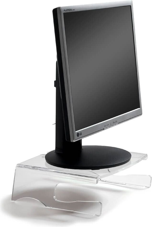 Monitorständer BakkerElkhuizen Q-riser 100 BNEQR100, für 17 Zoll Flachbildschirme, bis 25 kg,
glasklar